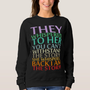 Black History Month African Woman Afro I Am The St Sweatshirt