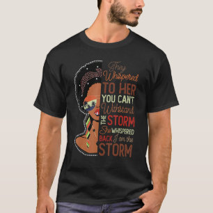 Black History Month African Woman Afro I Am The St T-Shirt