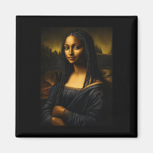 Black History Month Afro African American Melanin Magnet