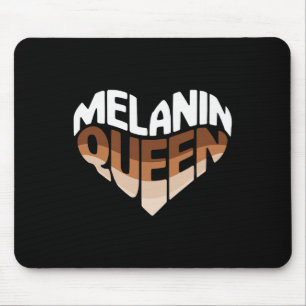 Black History Month Afro African American Melanin Mouse Pad