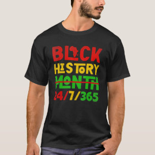 Black History Month Afro African American Pride Me T-Shirt