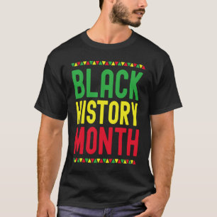 Black History Month Afro African Pride Celebration T-Shirt