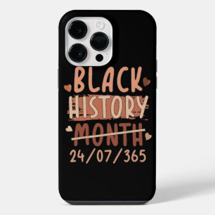 Black History Month Afro Melanin Black Women Afro iPhone 14 Pro Max Case