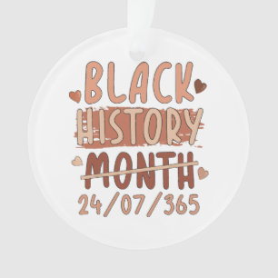Black History Month Afro Melanin Black Women Afro Ornament