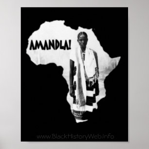 Black History Month - AMANDLA! Poster