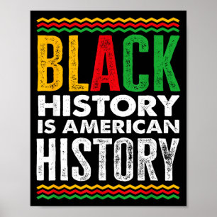 Black History Month American African Poster