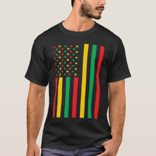 Black History Month American Flag T-Shirt