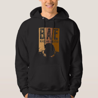 Black History Month BAE Black And Educated Melanin Hoodie