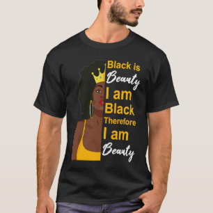 Black History Month  Beautiful Melanin Poppin Girl T-Shirt