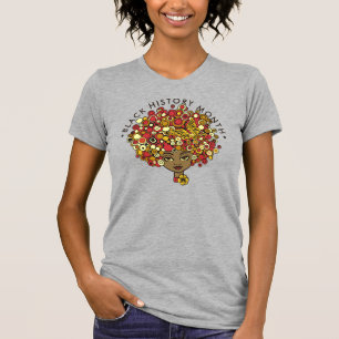 Black History Month, beautiful woman retro T-Shirt