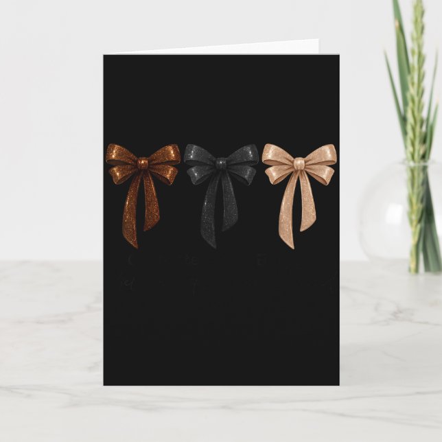 Black History Month Believe Achieve Succeed Melani Card (Front)