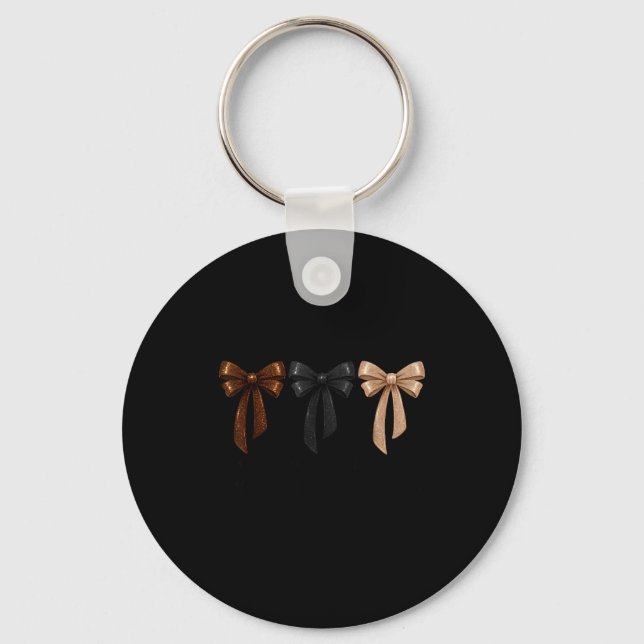 Black History Month Believe Achieve Succeed Melani Key Ring (Front)