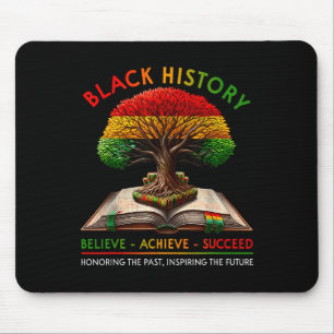 Black History Month Believe Achieve Succeed Melani Mouse Pad