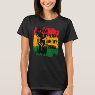 Black History Month BHM African For Men Women & k T-Shirt