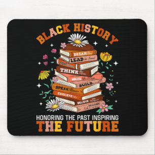 Black history month black african american teacher mouse pad