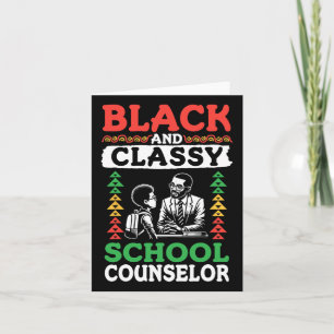 Black History Month Black And Cly School Registrar Card