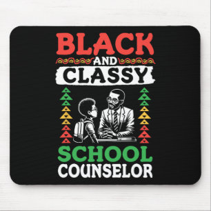 Black History Month Black And Cly School Registrar Mouse Pad