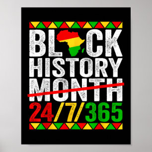 Black History Month Black History Problems 247365 Poster
