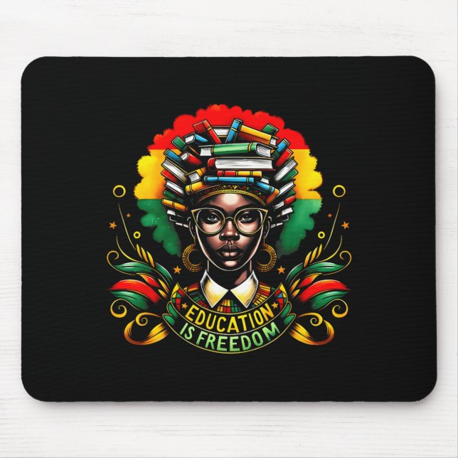 Black History Month Black Leaders African American Mouse Pad (Front)
