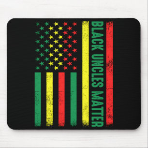 Black History Month Black Pride Black Uncles Matte Mouse Pad