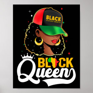 Black History Month Black Queen  Poster