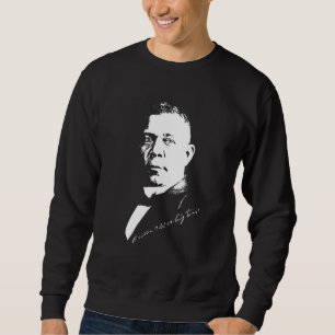 Black History Month Booker T Washington Silhouette Sweatshirt