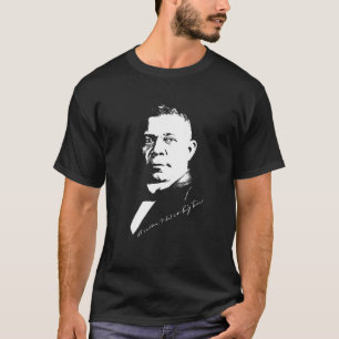 Black History Month Booker T Washington Silhouette T-Shirt