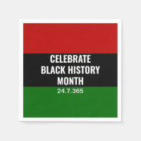 BLACK HISTORY MONTH | Celebrate | Red Black Green