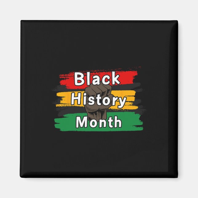 Black History Month Celebrating Rise Together 1  Magnet (Front)