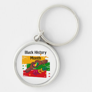 Black History Month Celebrating Rise Together  Key Ring