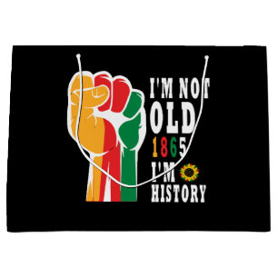Black History Month Celebrating Rise Together Large Gift Bag