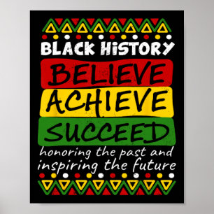 Black History Month Celebration African American H Poster