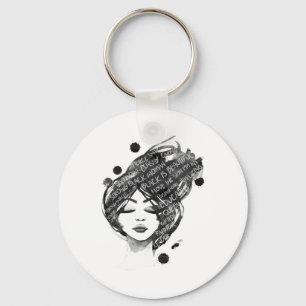 Black History Month Celebration Black Is Beautiful Key Ring