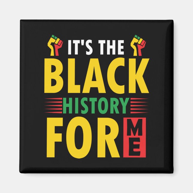 Black History Month Celebration Magnet (Front)