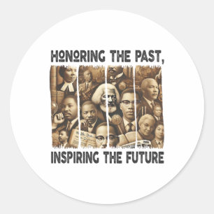 Black History Month Classic Round Sticker