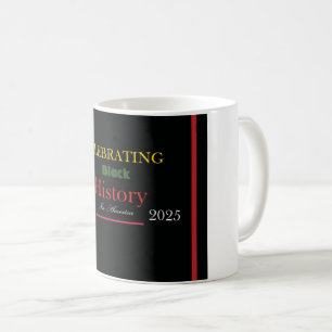 Black history month coffee mug design