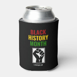 BLACK HISTORY MONTH Customisable Photo Scripture Can Cooler