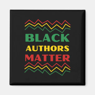 Black History Month Design - Black Authors Problem Magnet