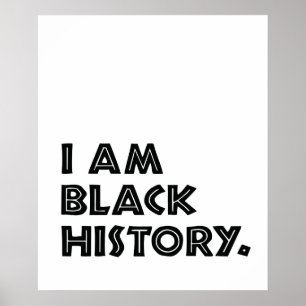 Black History Month Designs African Graphic Poster