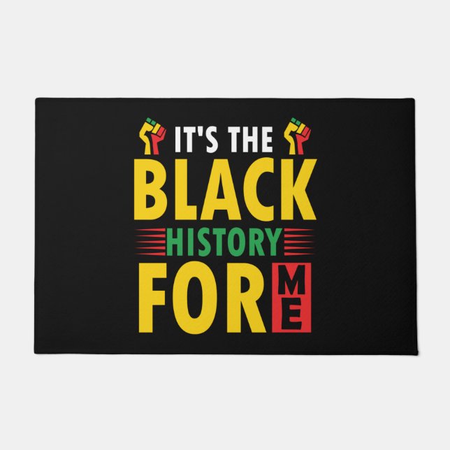 Black History Month Doormat (Front)