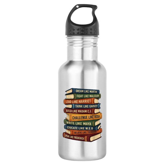 Black History Month Dream 532 Ml Water Bottle (Front)