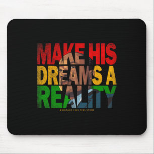 Black History Month Dream As Leaders African Ameri Mouse Pad