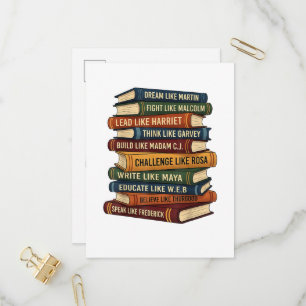 Black History Month Dream Invitation Postcard