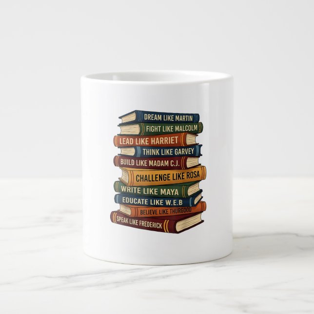 Black History Month Dream Large Coffee Mug (Front)