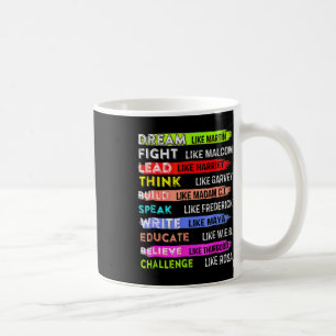 Black History Month Dream Like Martin African Lead Coffee Mug