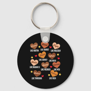 Black History Month Dream Like Martin African Lead Key Ring