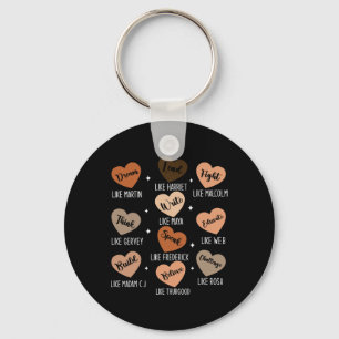 Black History Month Dream Like Martin African Lead Key Ring