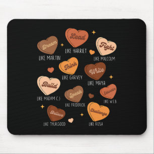 Black History Month Dream Like Martin African Lead Mouse Pad