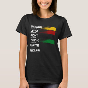 Black History Month Dream Like Martin Lead Like Ha T-Shirt