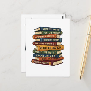 Black History Month Dream Postcard